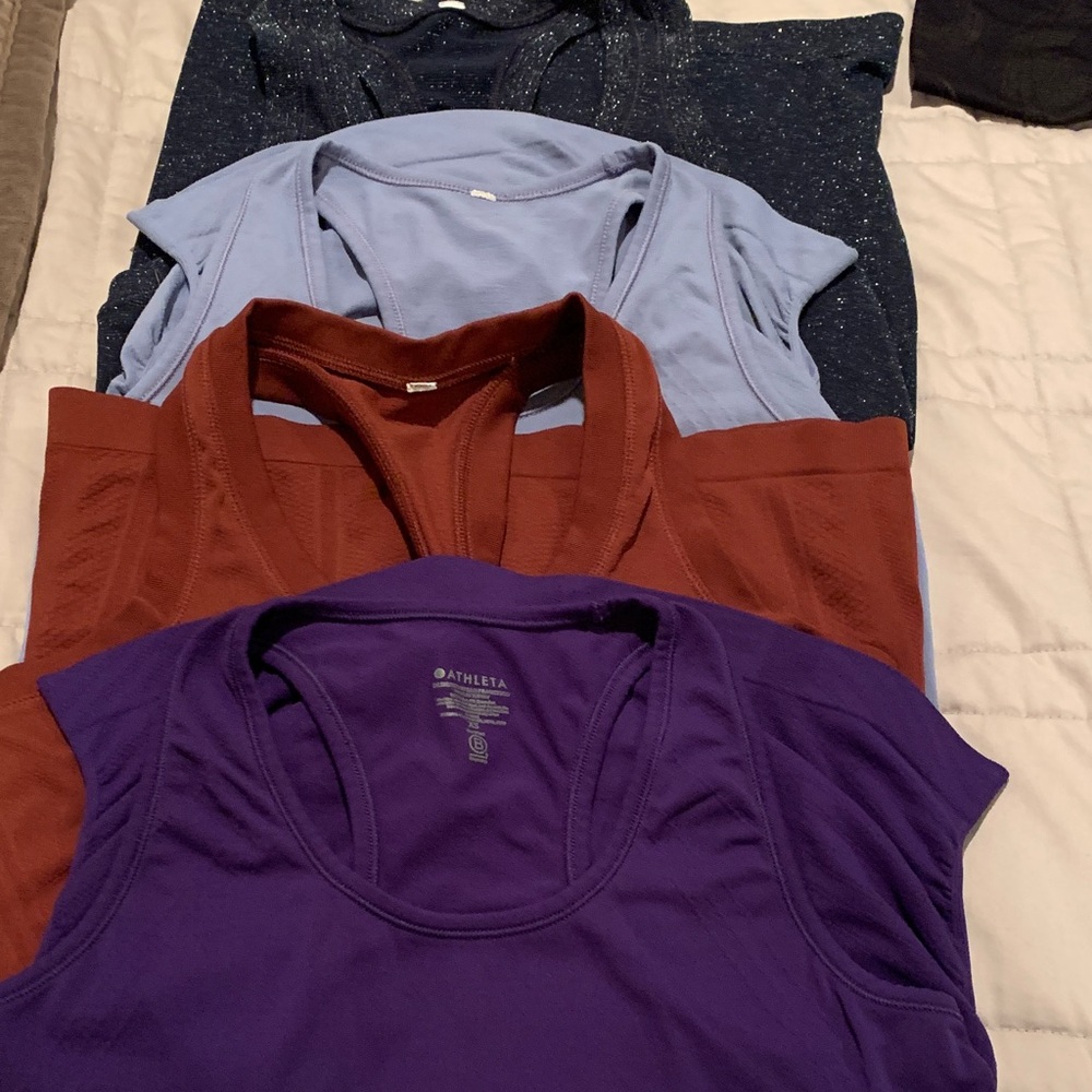 Athleta Women's Tank Tops - Purple, Blue, Red, Black